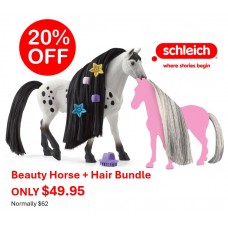 Horse - Beauty Knabstrupper Stallion  + Grey Hair - Schleich 42622